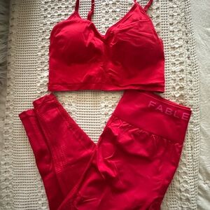 Fabletics Sports Bra & Legging Set
